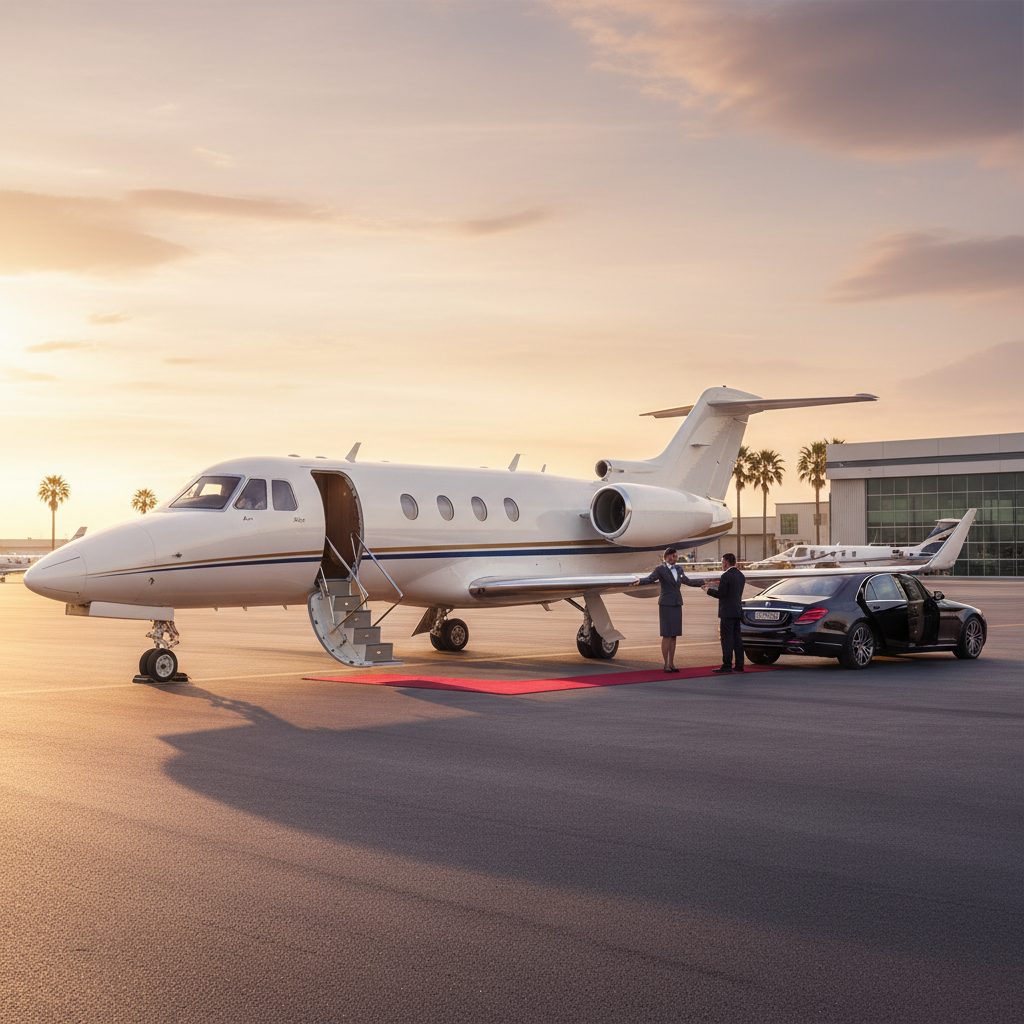 BAe Hawker 700/750, Ready for boarding, illustrative image