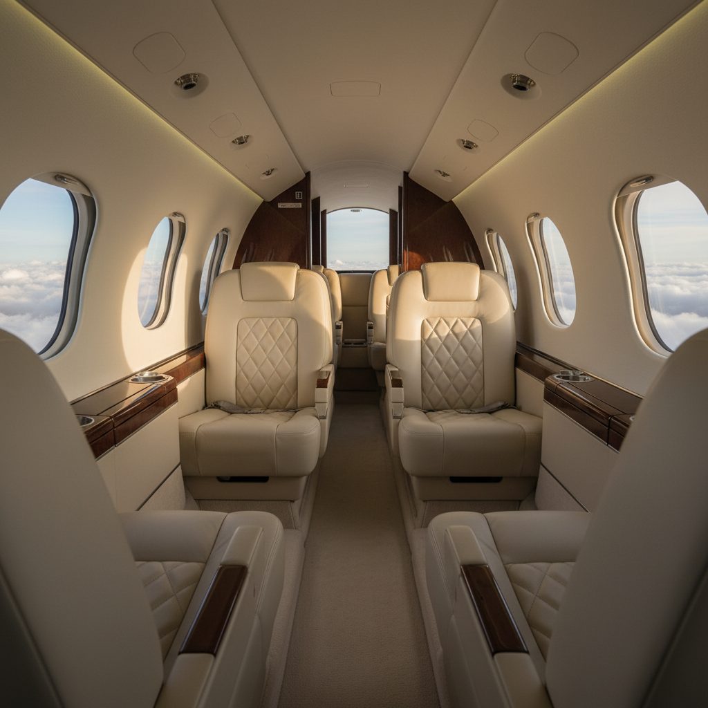Diamond D-Jet, Private cabin, illustrative image
