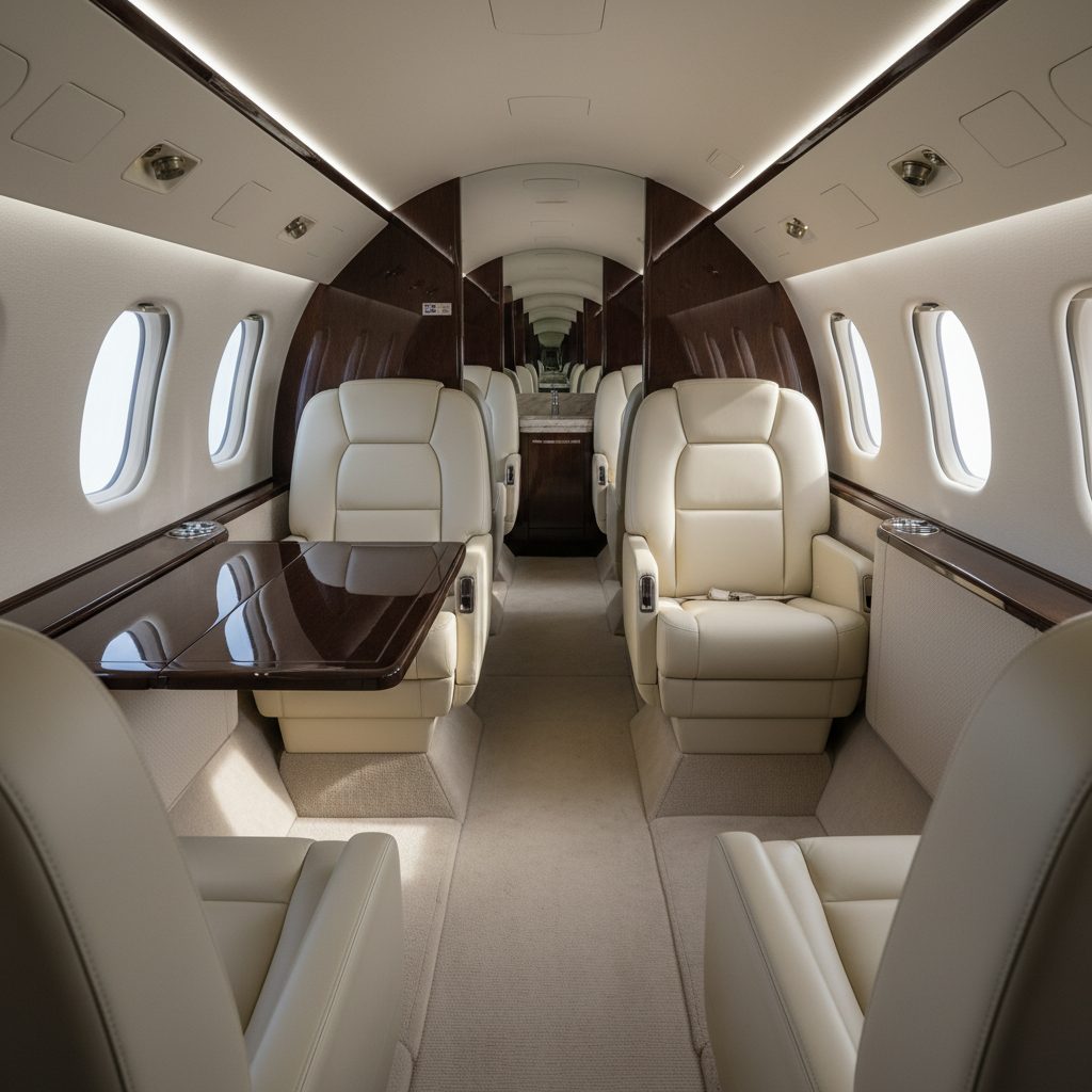 Cessna Citation Latitude, Private cabin, illustrative image