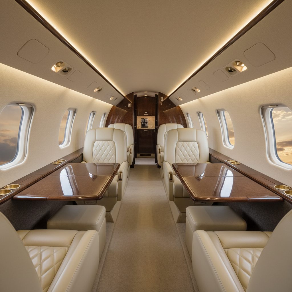 Cessna Citation VII, Private cabin, illustrative image