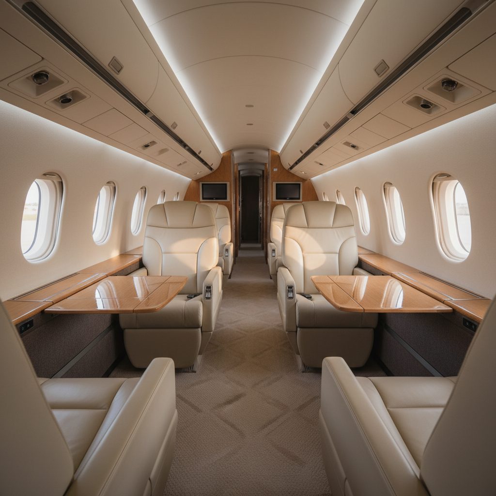 Bombardier CRJ200, Private cabin, illustrative image