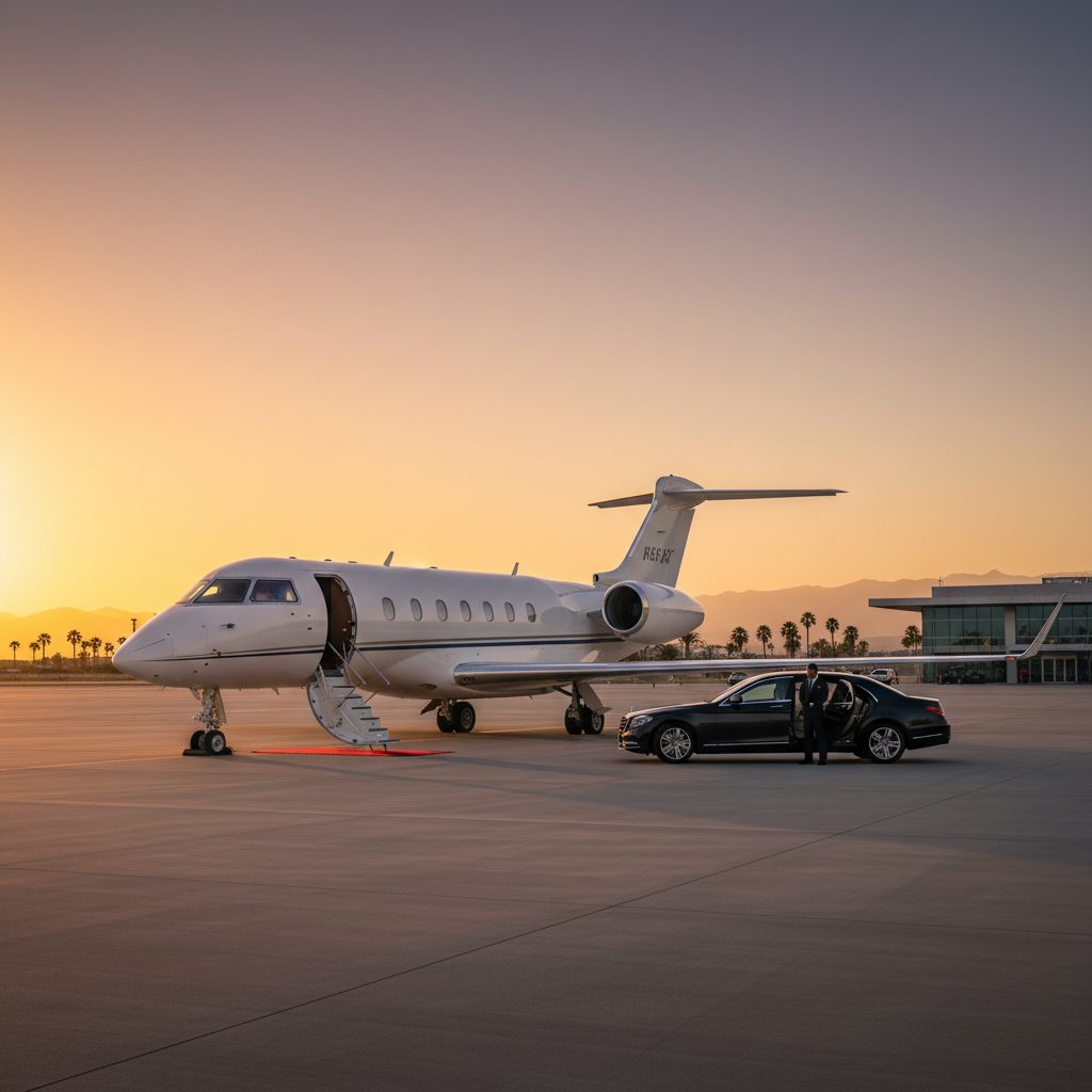 Bombardier Global Express XRS, Ready for boarding, illustrative image