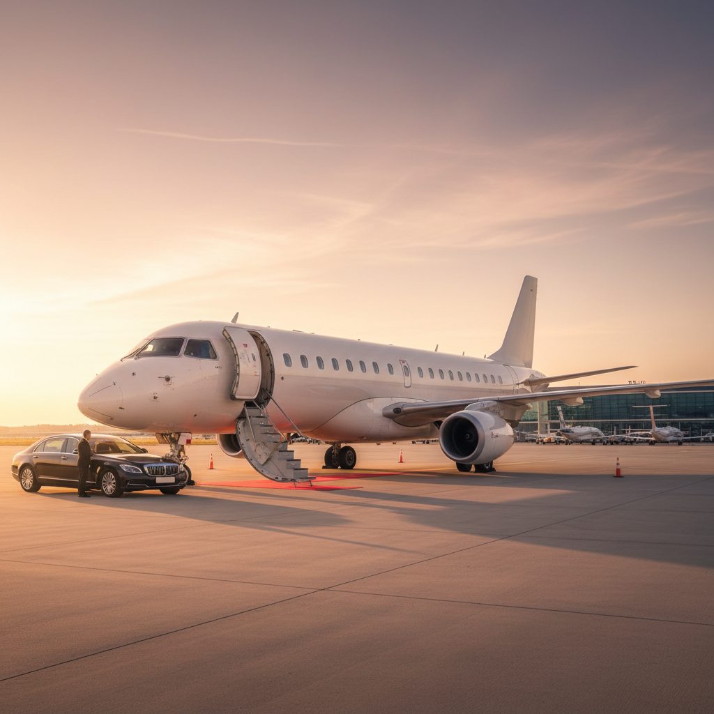 Embraer EMB 175, Ready for boarding, illustrative image