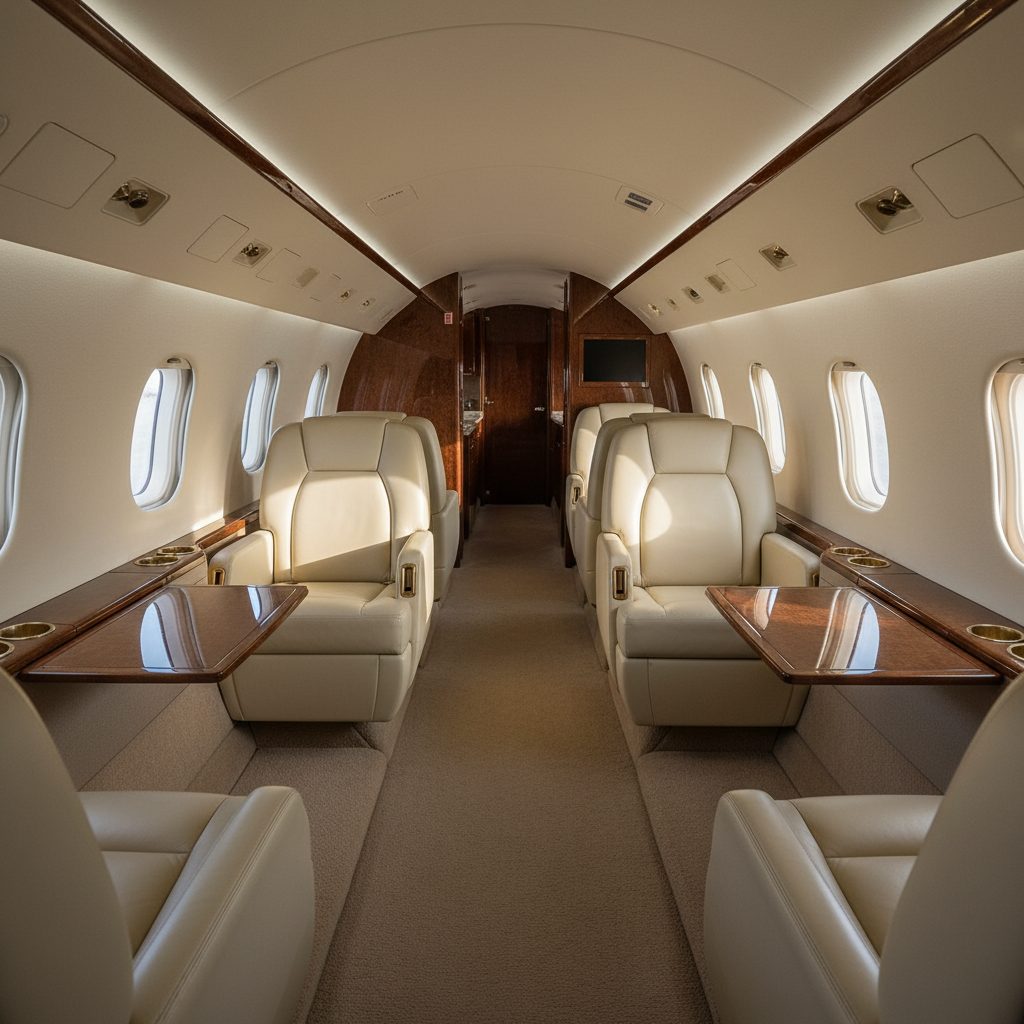 Gulfstream G300, Private cabin, illustrative image