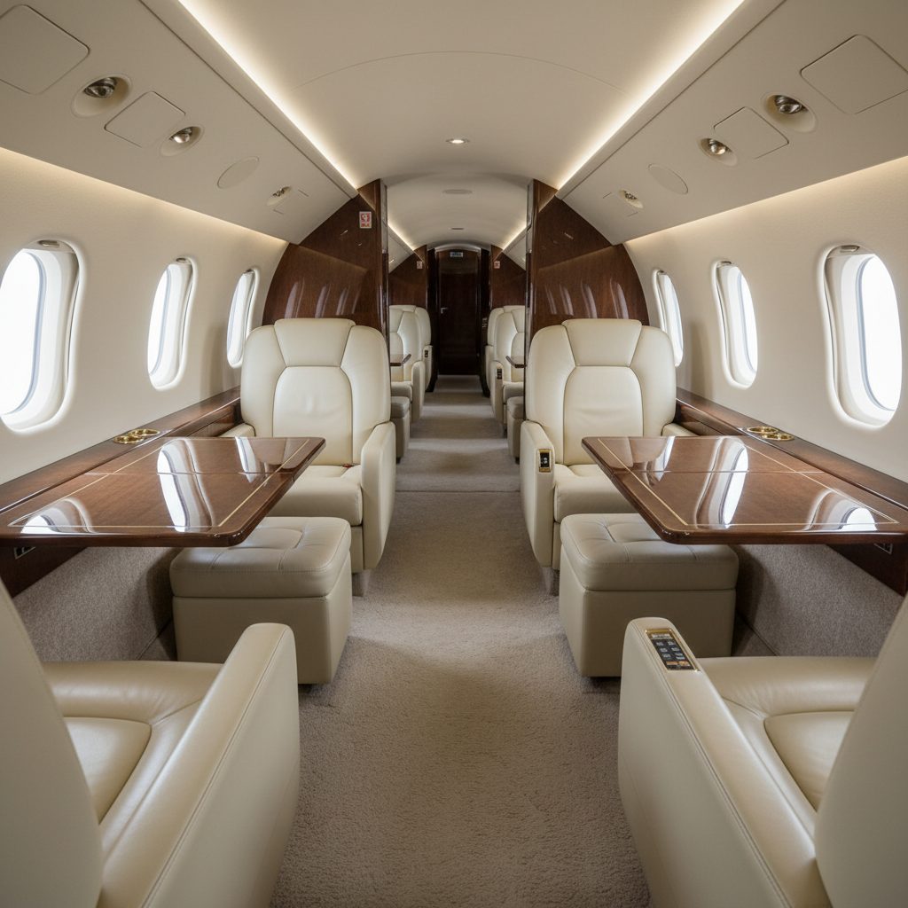 BAe Avro Business Jet, Private cabin, illustrative image