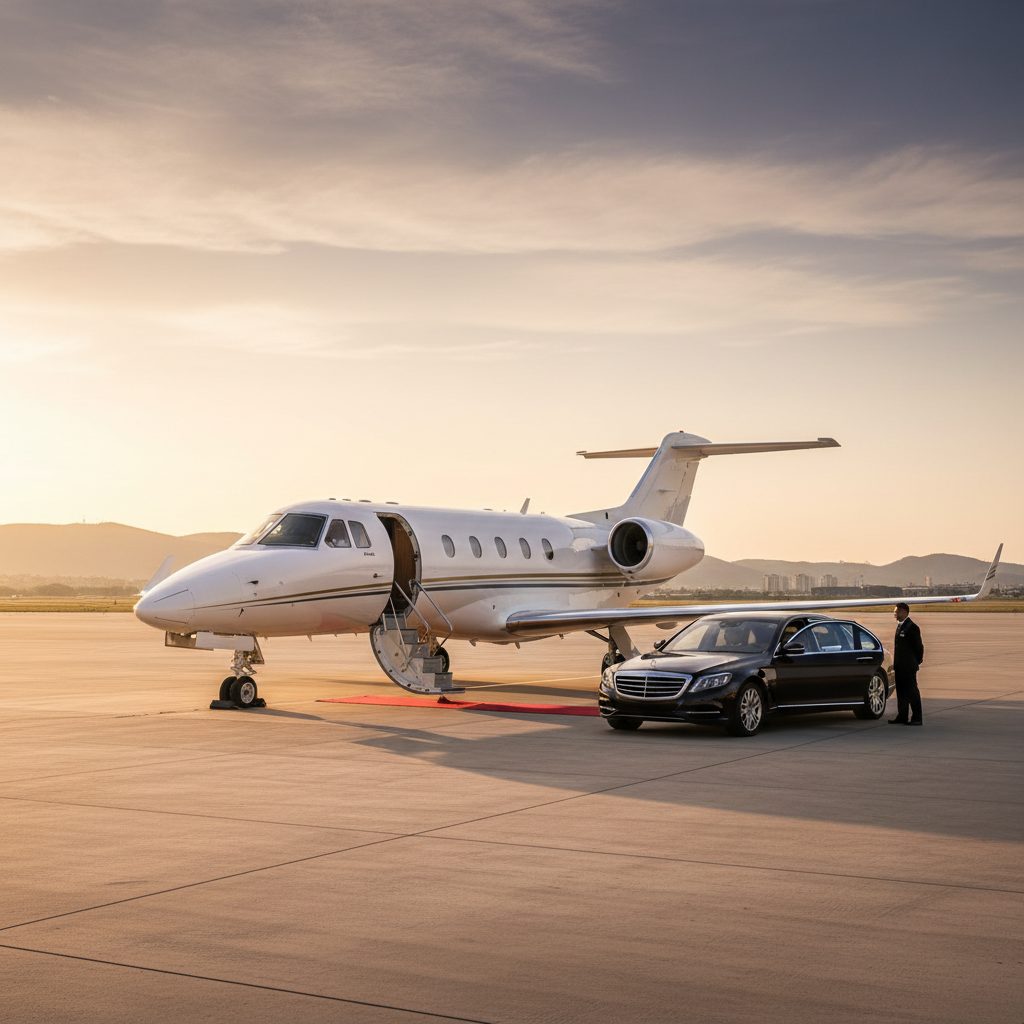 Hawker 400XP, Ready for boarding, illustrative image