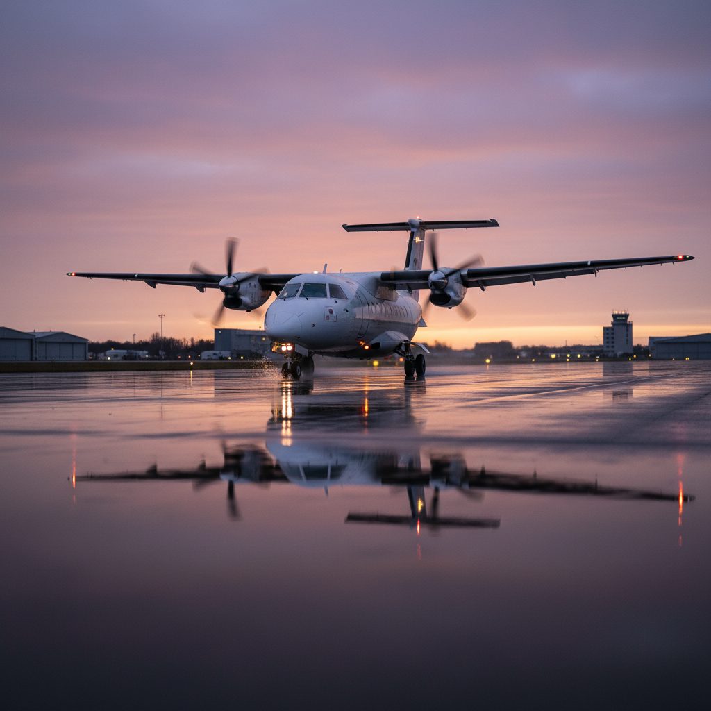 Fairchild Dornier 328, On the runway, illustrative image