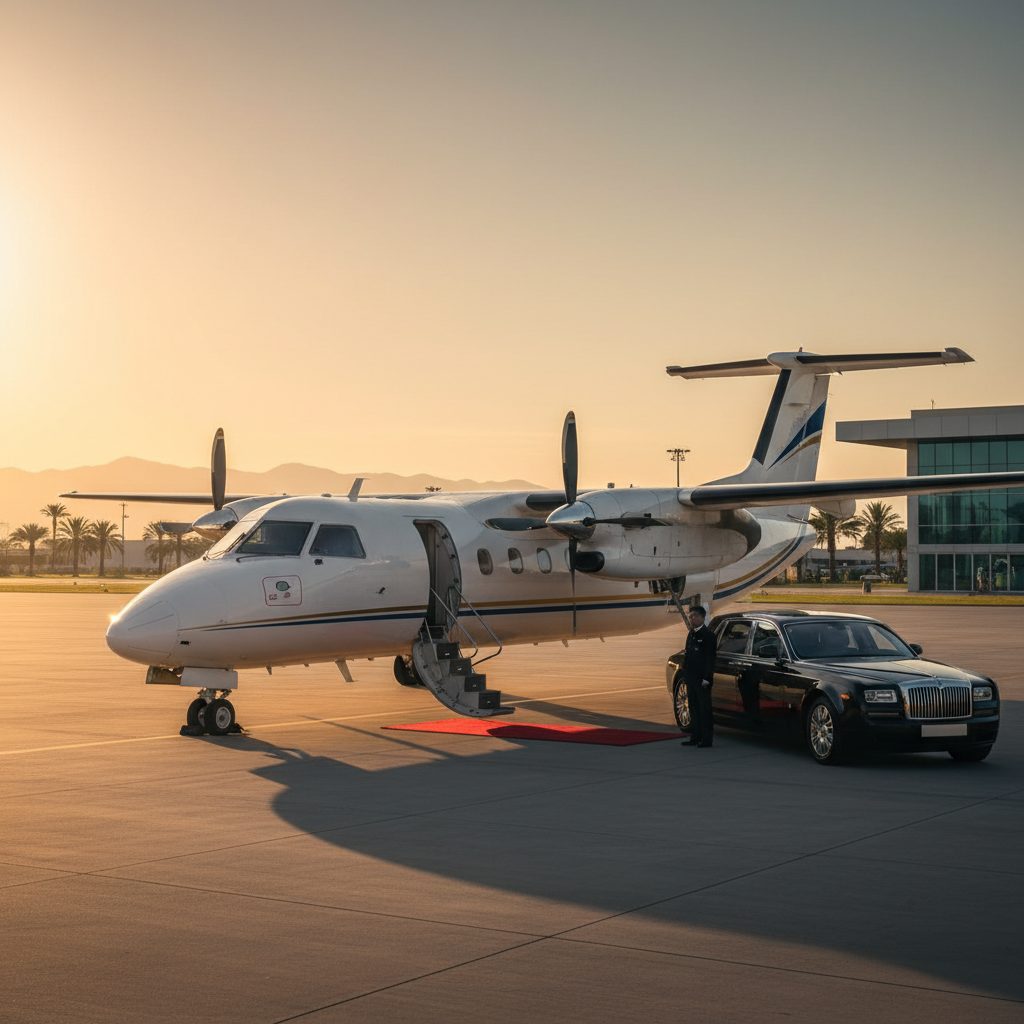 Embraer EMB 120 Brasilia, Ready for boarding, illustrative image