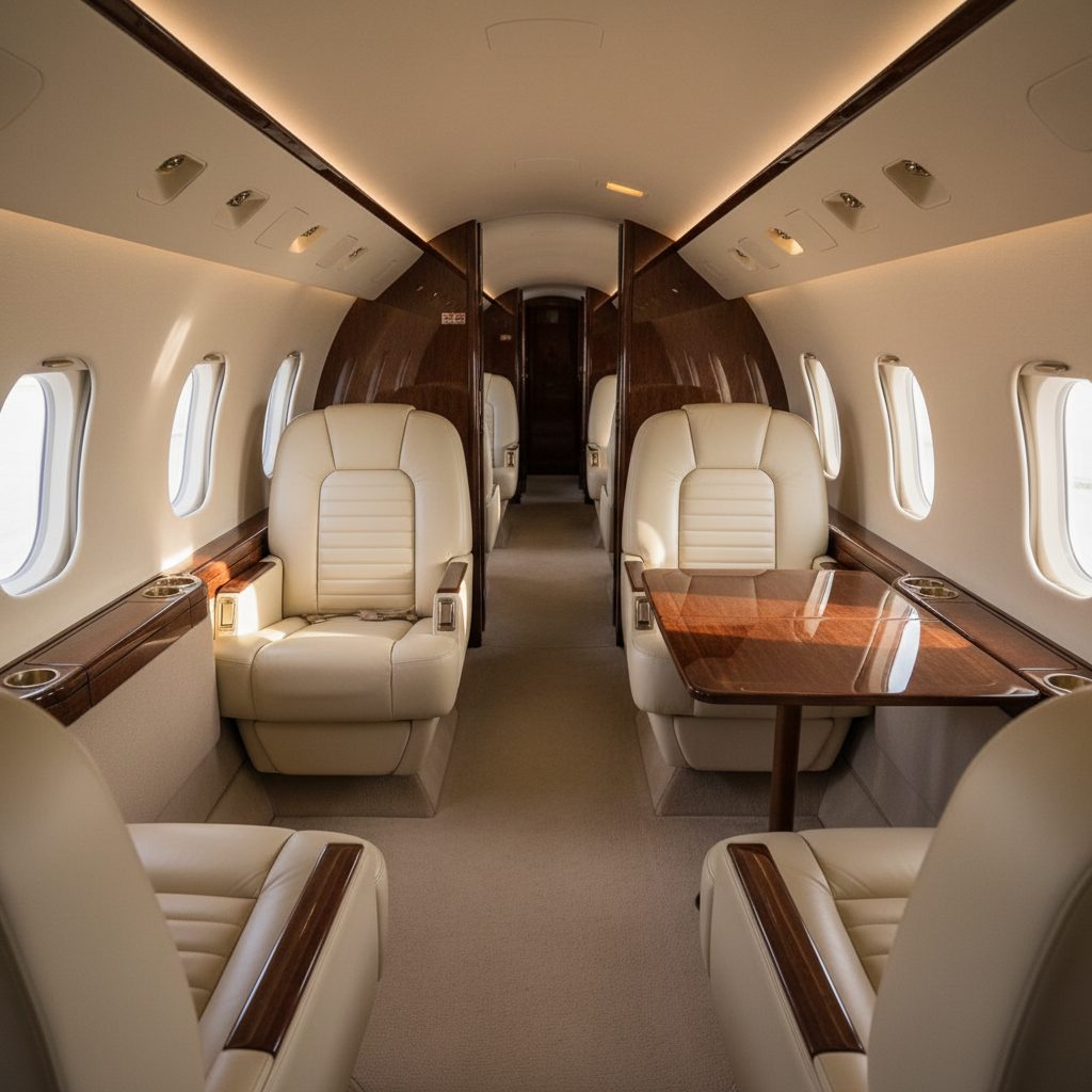 Bombardier Challenger 601, Private cabin, illustrative image