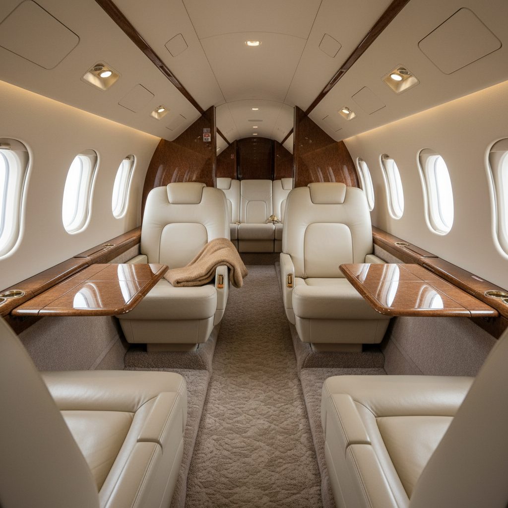 Dassault Falcon 2000EX Easy, Private cabin, illustrative image
