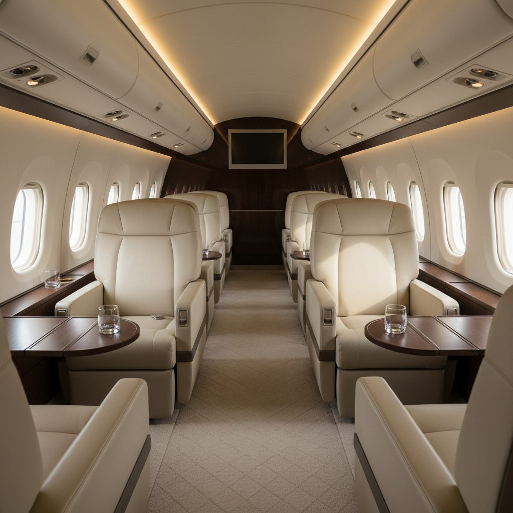 McDonnell Douglas MD-90, Private cabin, illustrative image