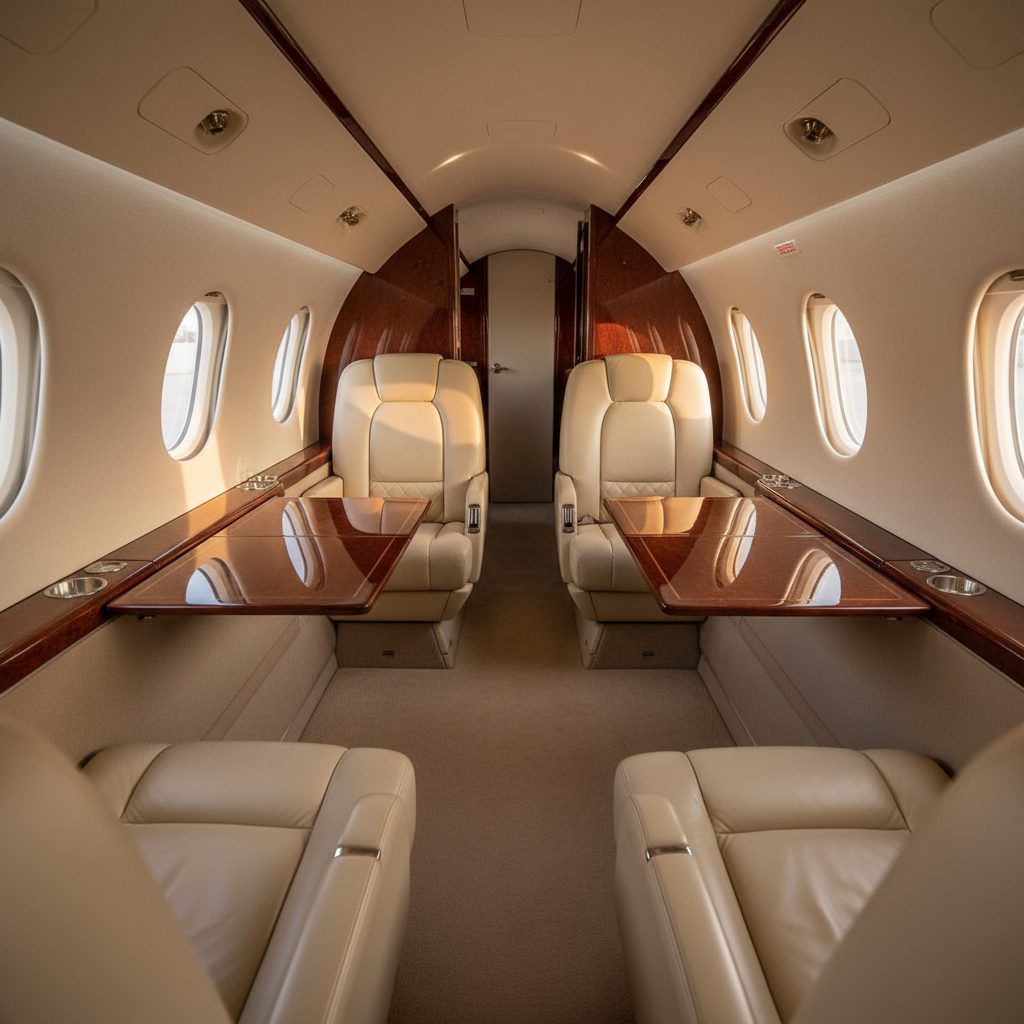 Hawker 400XP, Private cabin, illustrative image