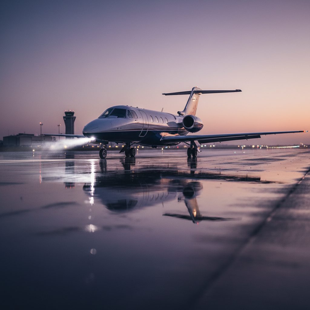 Cessna Citation III, On the runway, illustrative image