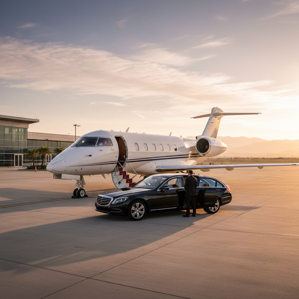 Bombardier Challenger 350, Ready for boarding, illustrative image