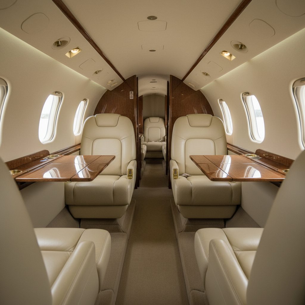 Cessna 560 Citation V, Private cabin, illustrative image