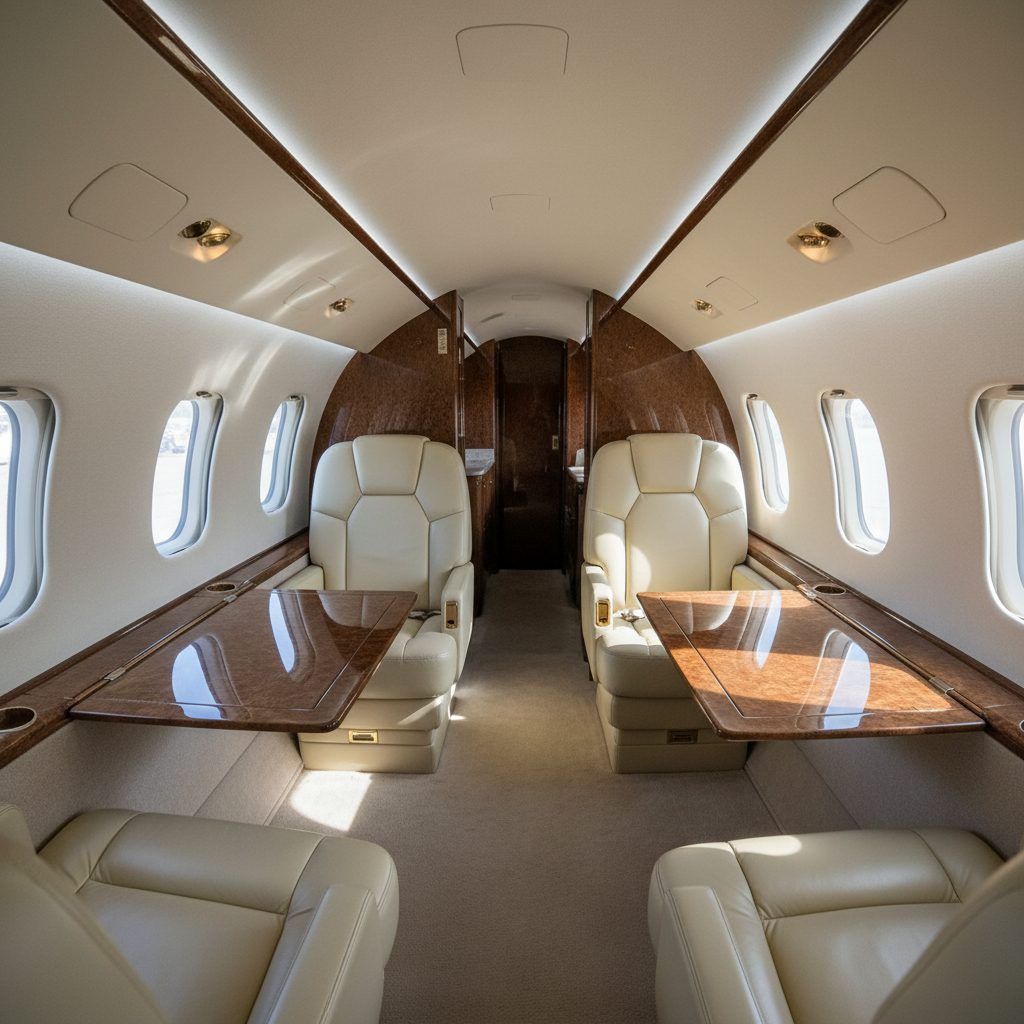 Cessna Citation XL, Private cabin, illustrative image