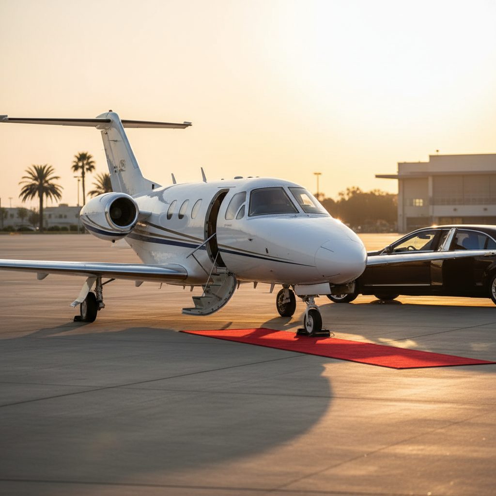 Cessna 525 Citation CJ2, Ready for boarding, illustrative image