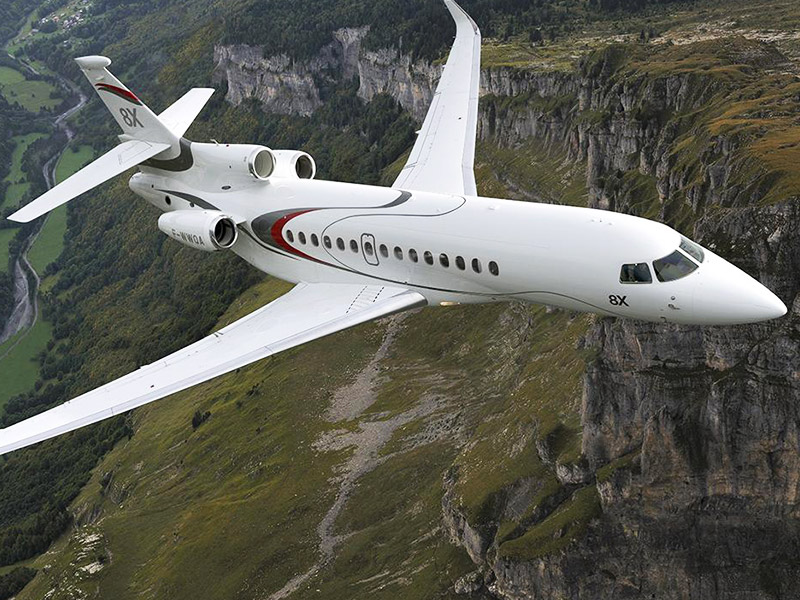 Dassault Falcon 8X model reference