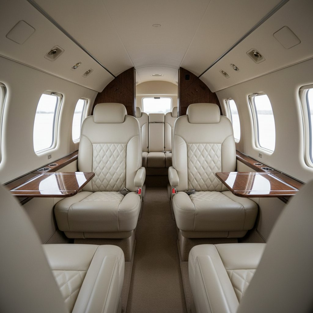 Cessna 206, Private cabin, illustrative image