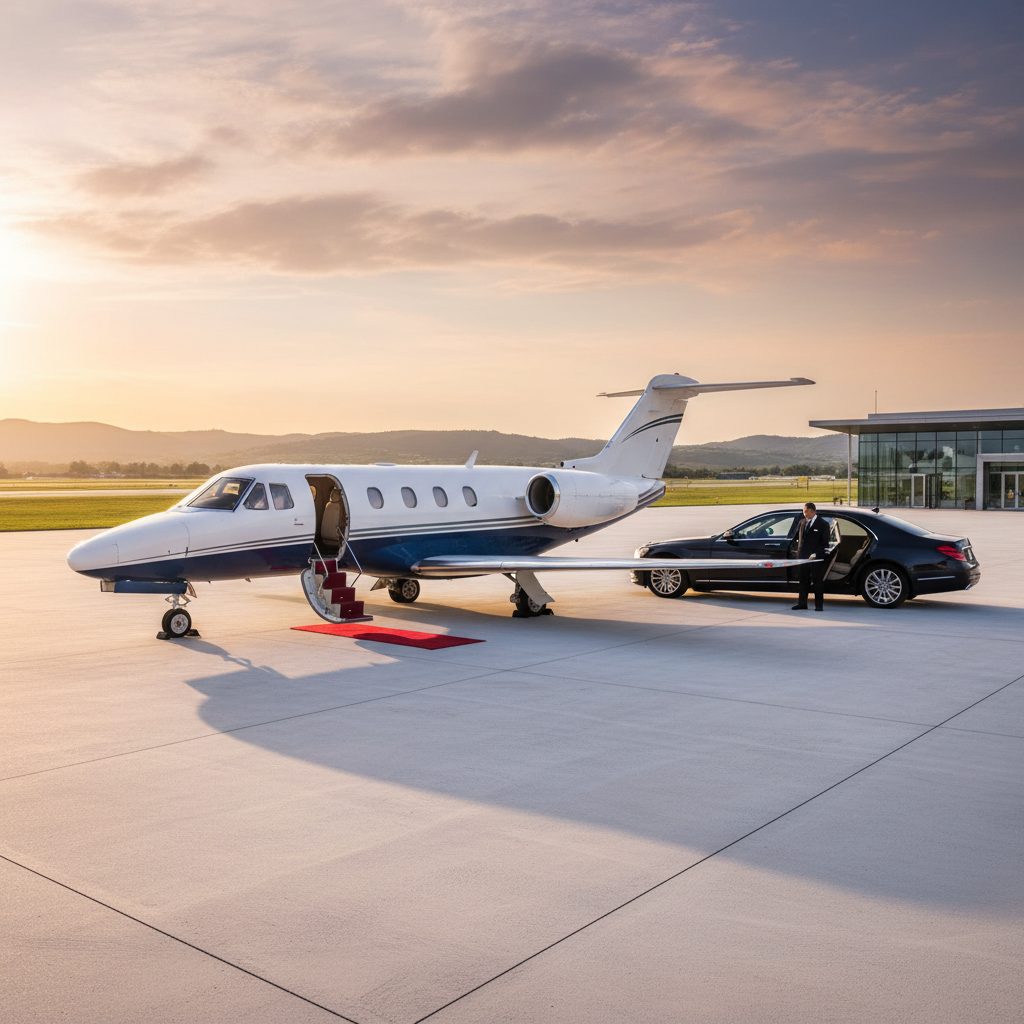 Cessna Citation Ultra, Ready for boarding, illustrative image