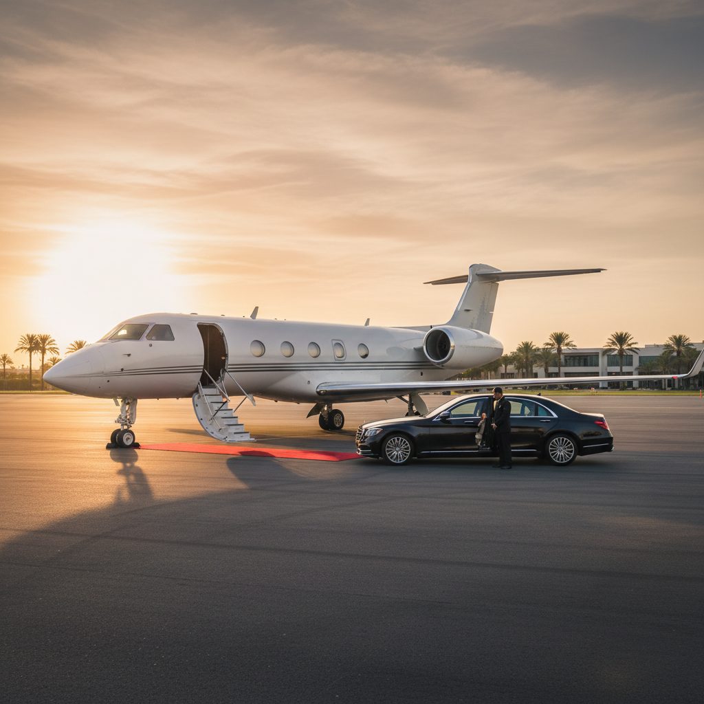 Gulfstream GV, Ready for boarding, illustrative image