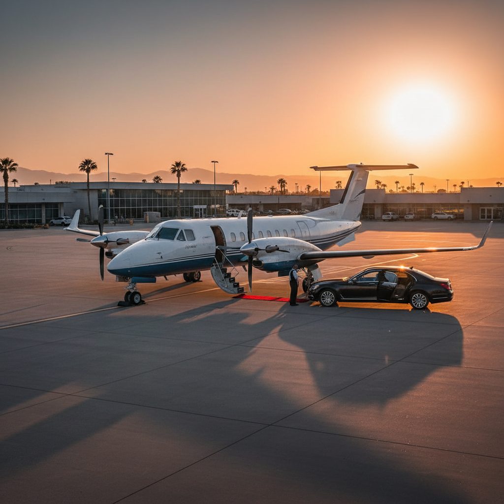Hawker Beechcraft 1900, Ready for boarding, illustrative image