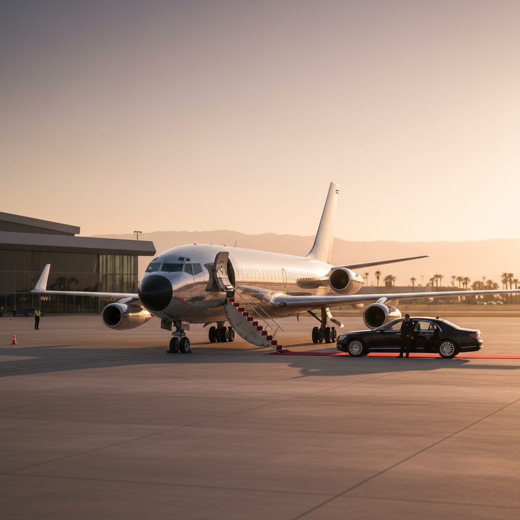 Boeing 727-700, Ready for boarding, illustrative image