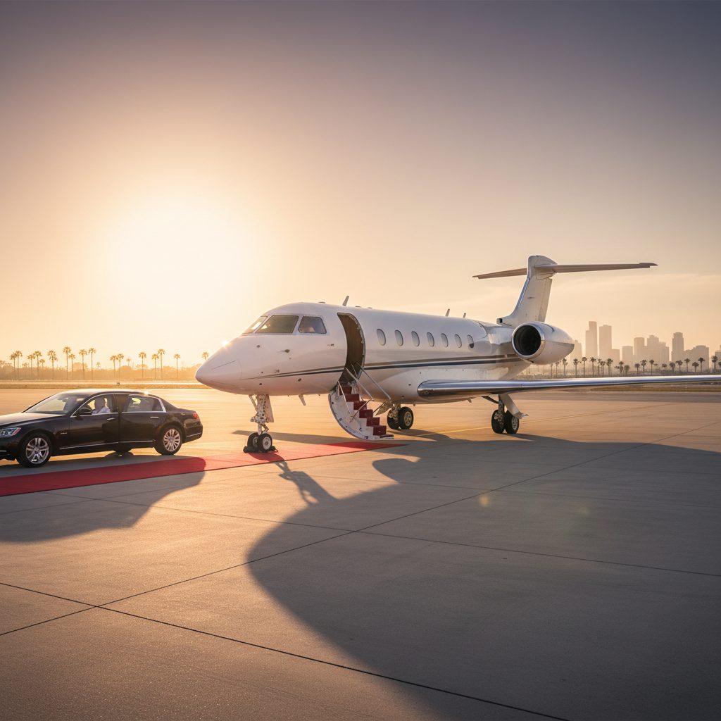 Gulfstream G280, Ready for boarding, illustrative image