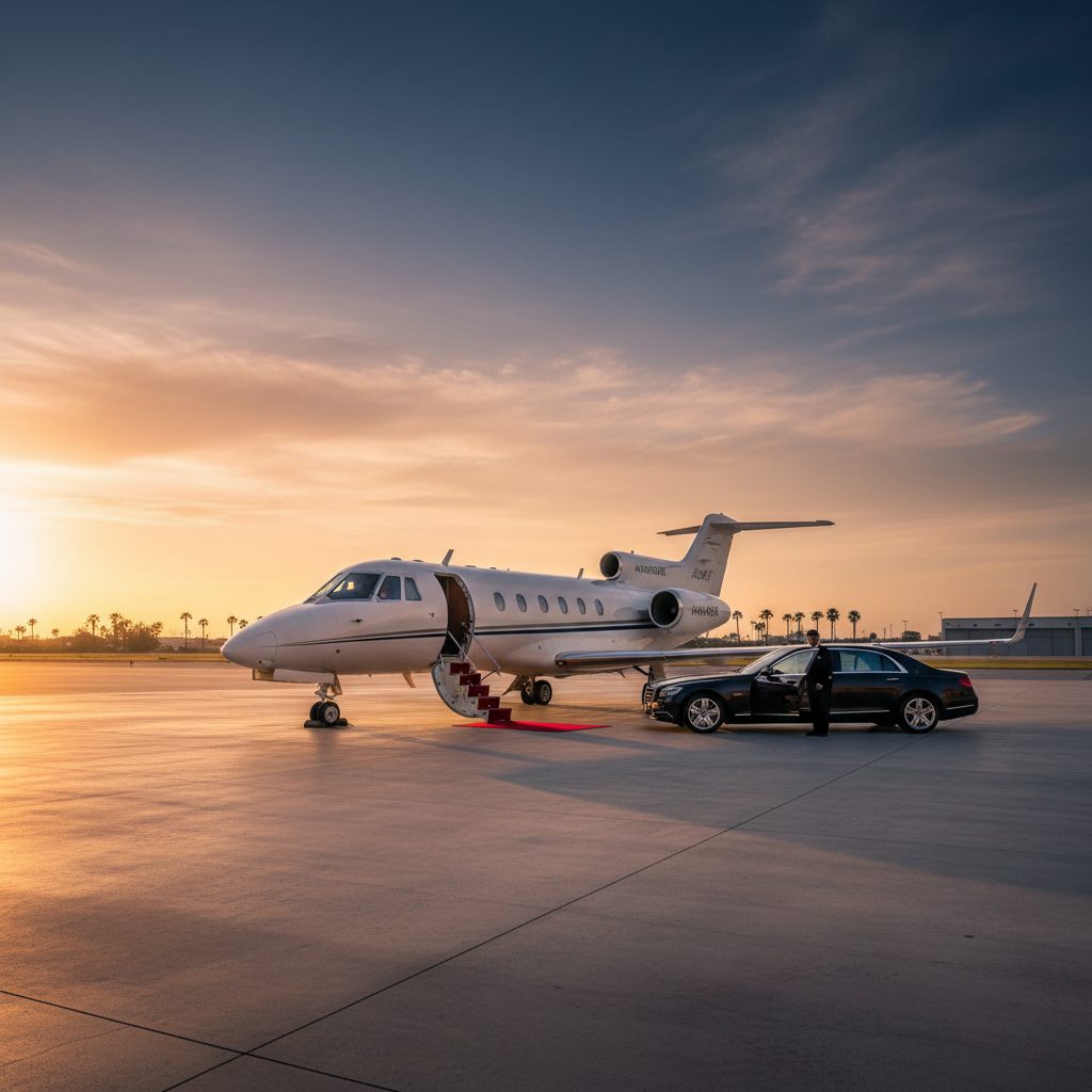 BAe Hawker 800/800XP, Ready for boarding, illustrative image