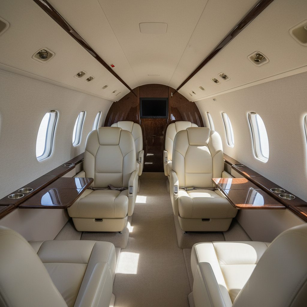 Cessna Citation XLS+, Private cabin, illustrative image