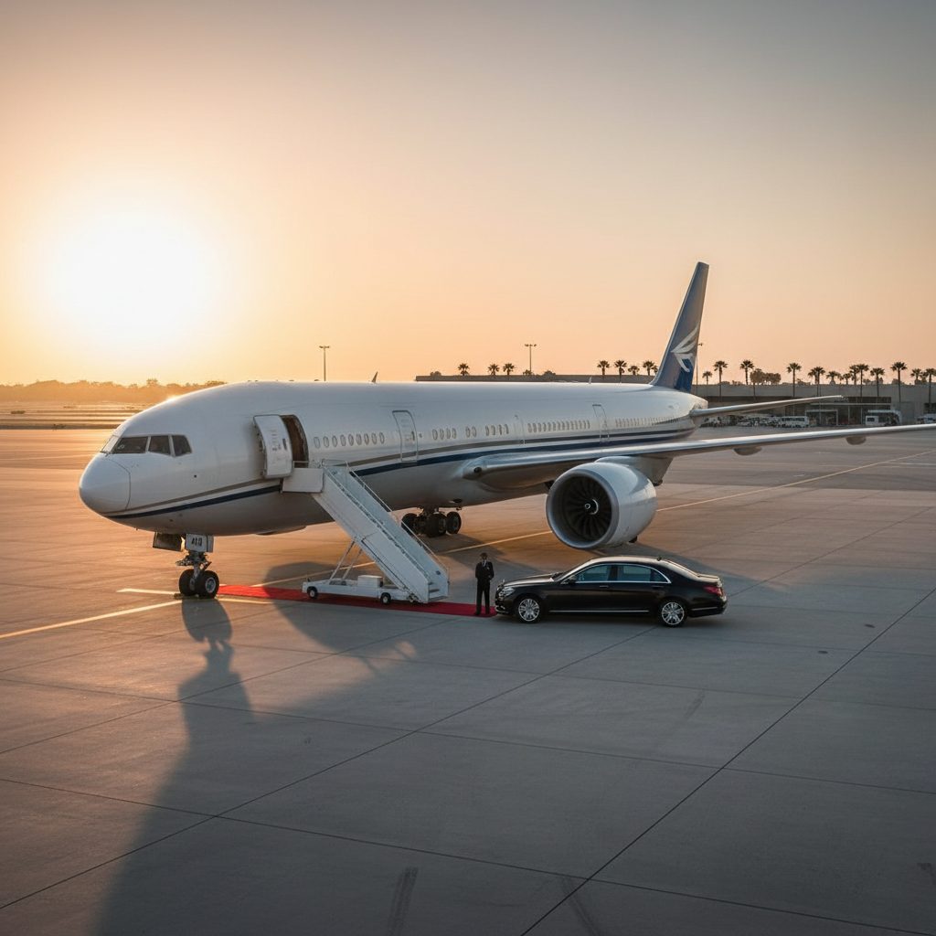Boeing 777-200, Ready for boarding, illustrative image