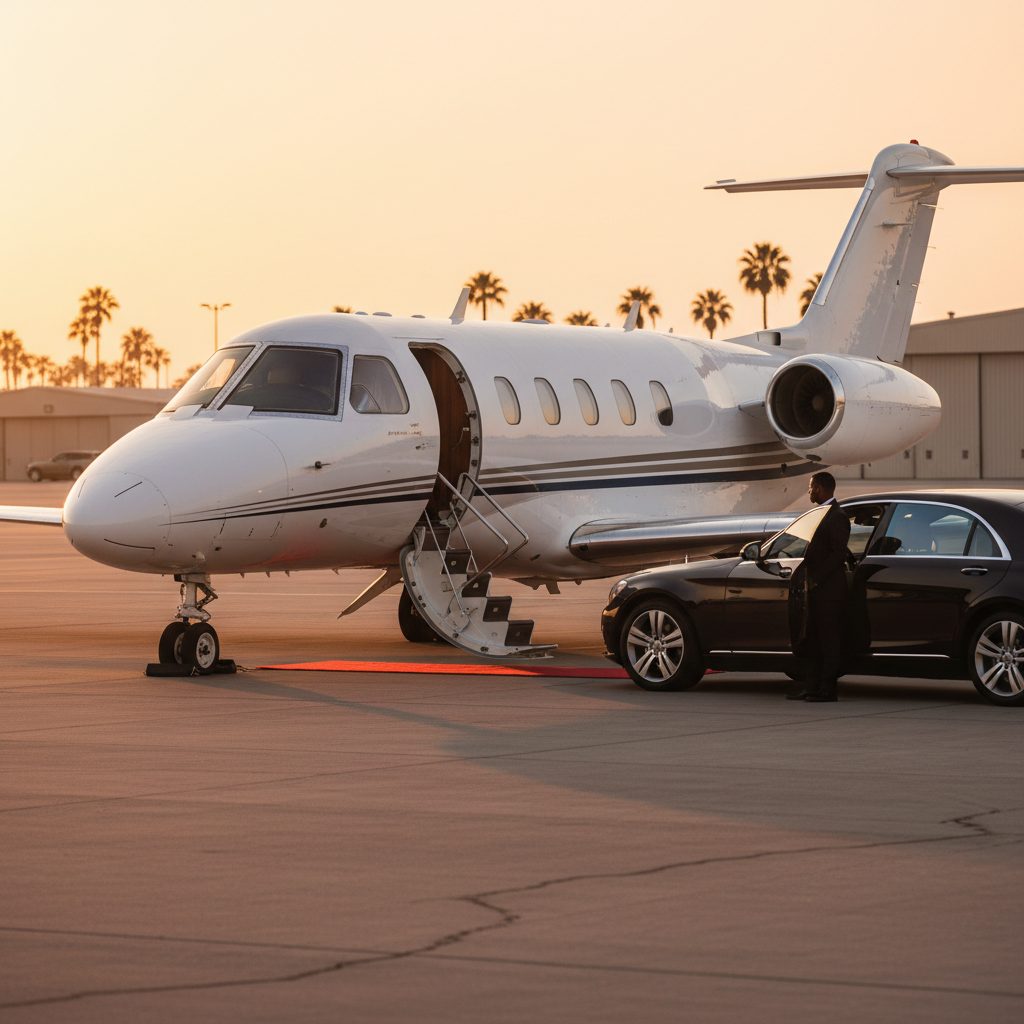 Cessna Citation III, Ready for boarding, illustrative image