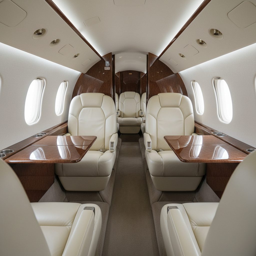 Cessna Citation XLS, Private cabin, illustrative image