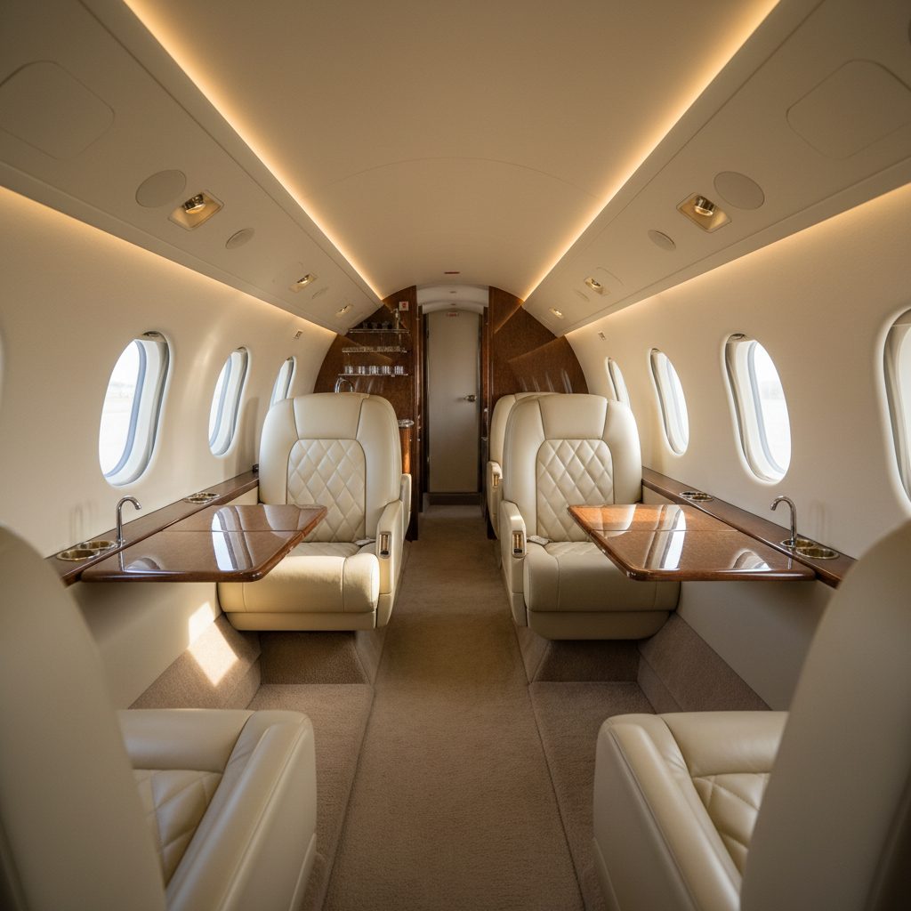 BAe 125-700, Private cabin, illustrative image