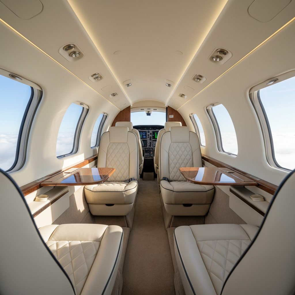 Diamond DA62, Private cabin, illustrative image