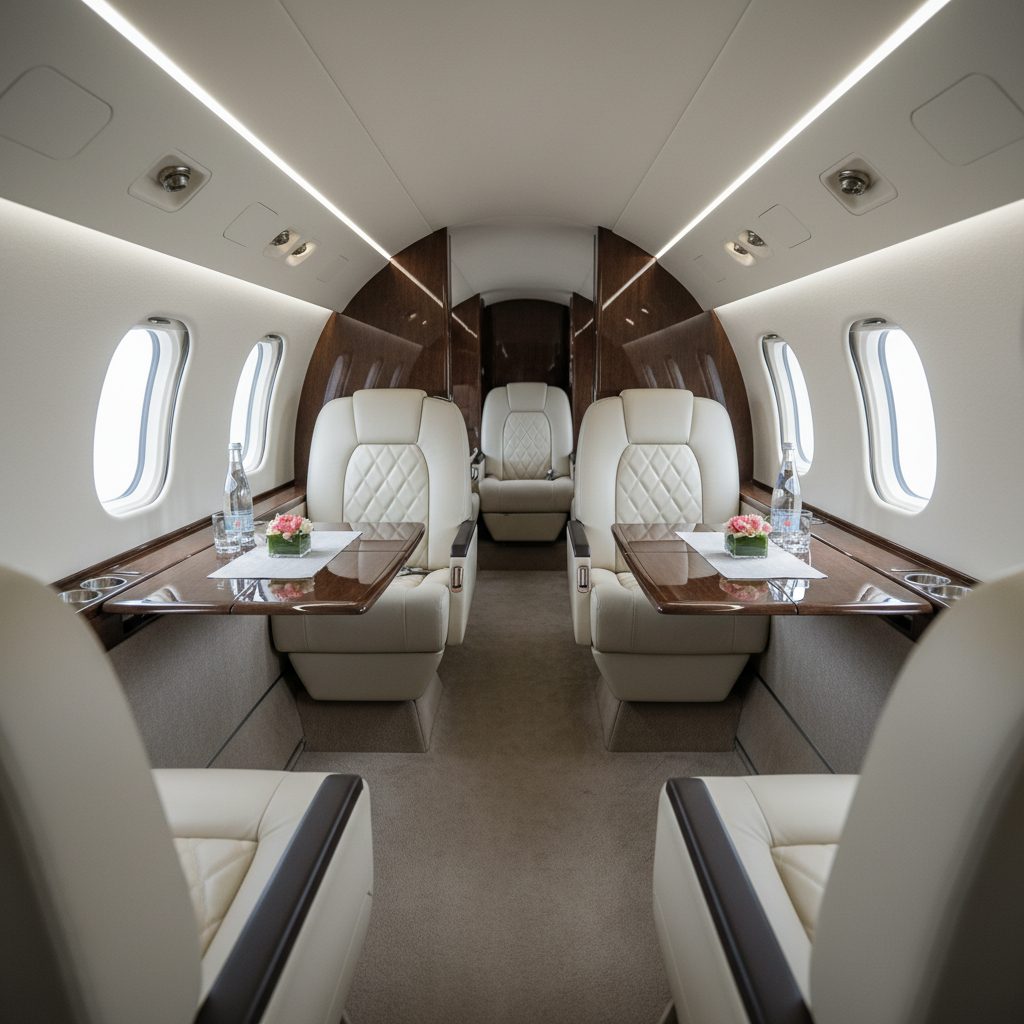 Pilatus PC-24, Private cabin, illustrative image