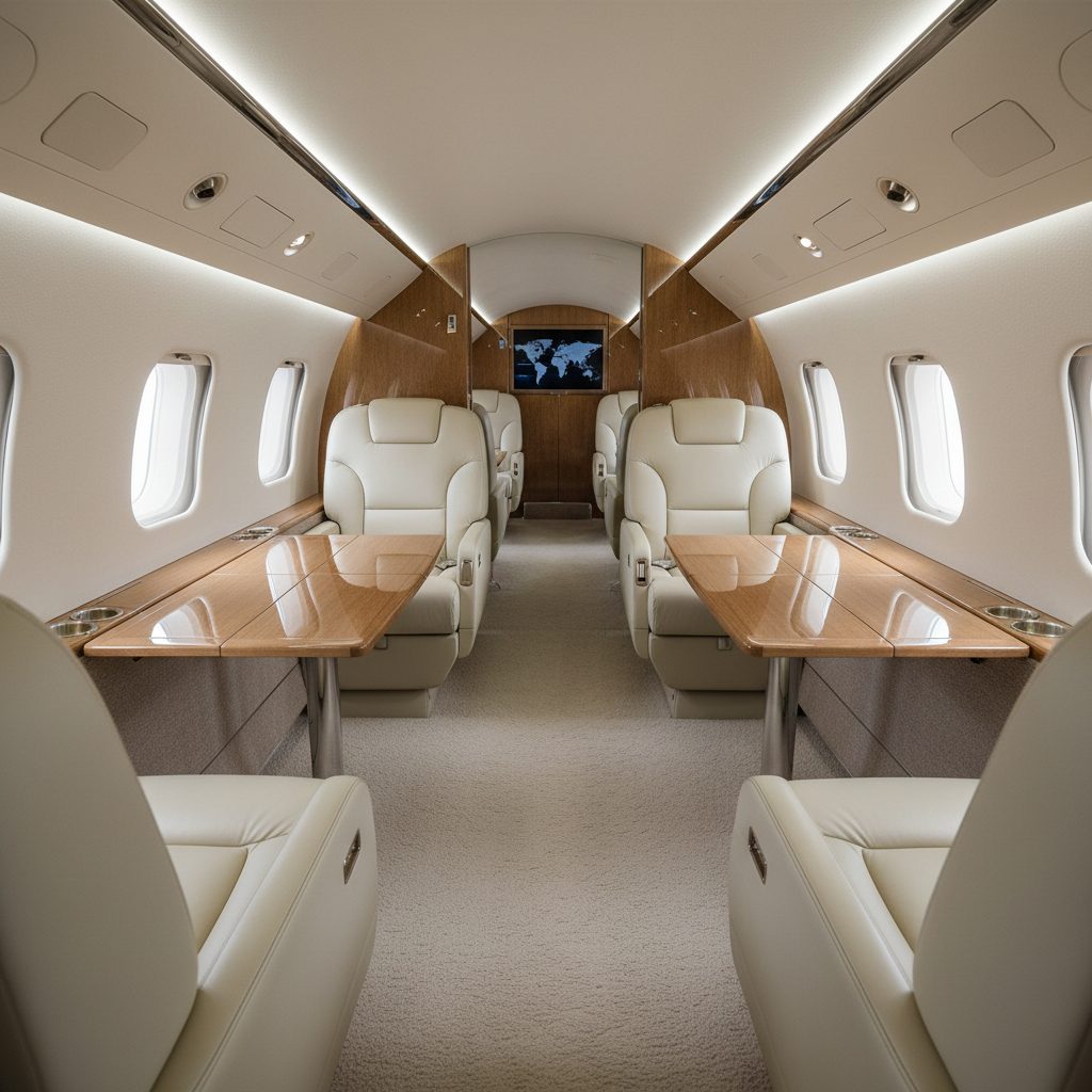Bombardier Challenger 890, Private cabin, illustrative image