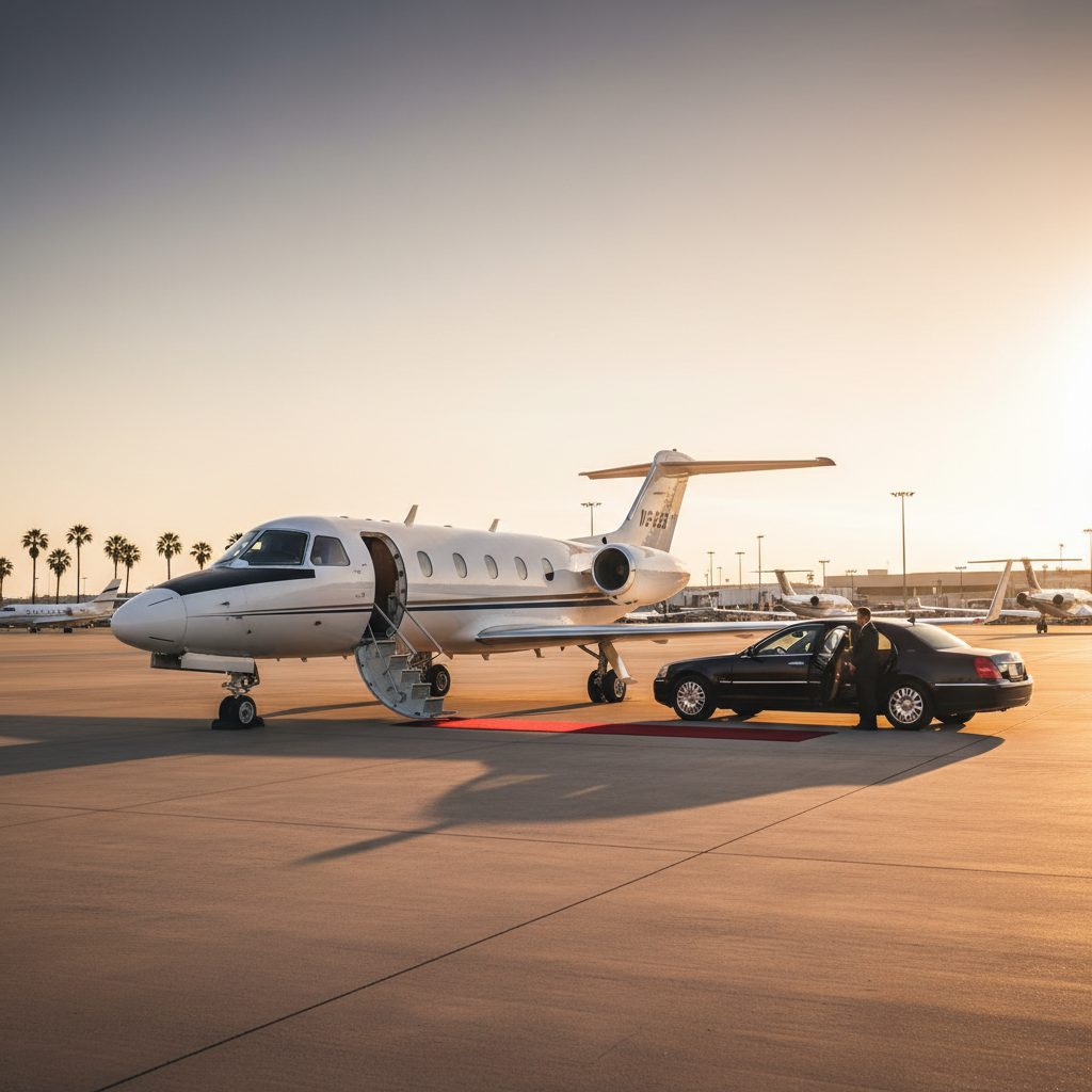 NAA Sabreliner 75, Ready for boarding, illustrative image