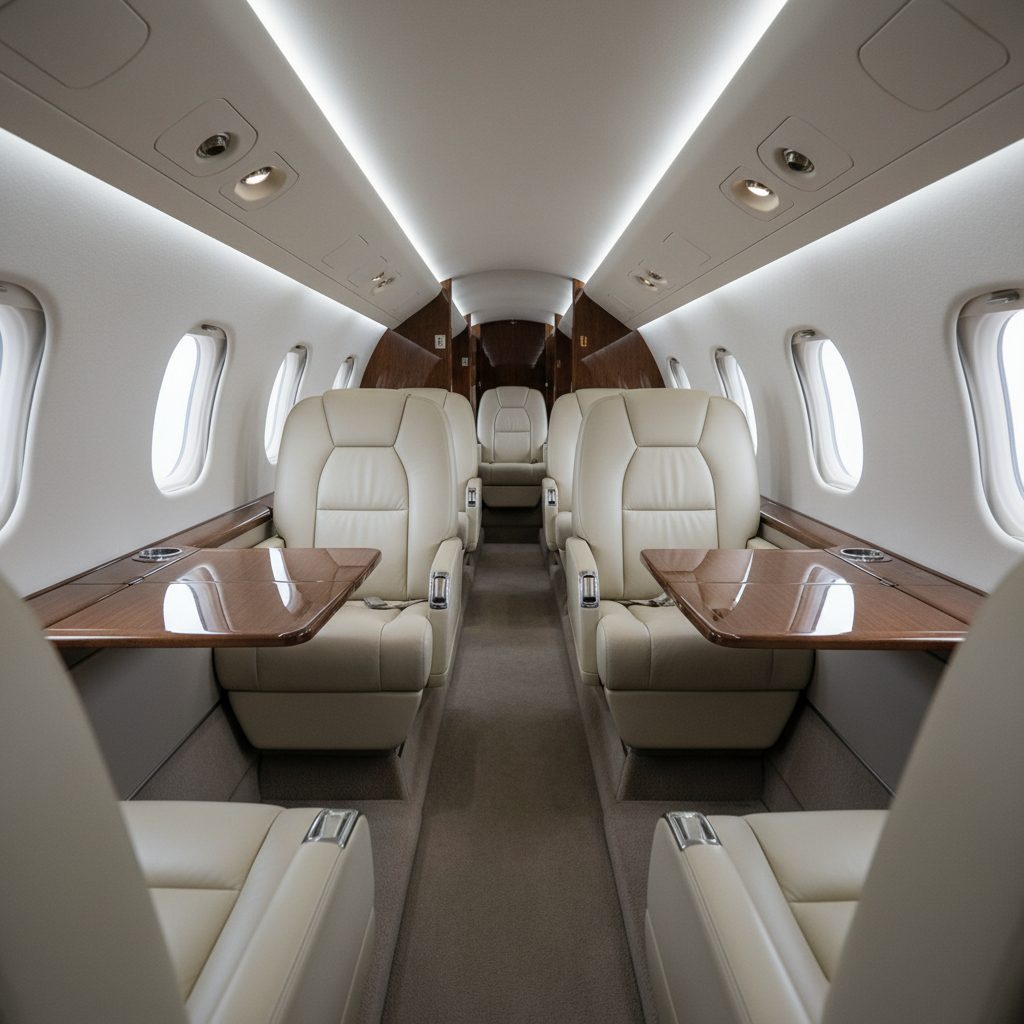 Embraer Phenom 300, Private cabin, illustrative image