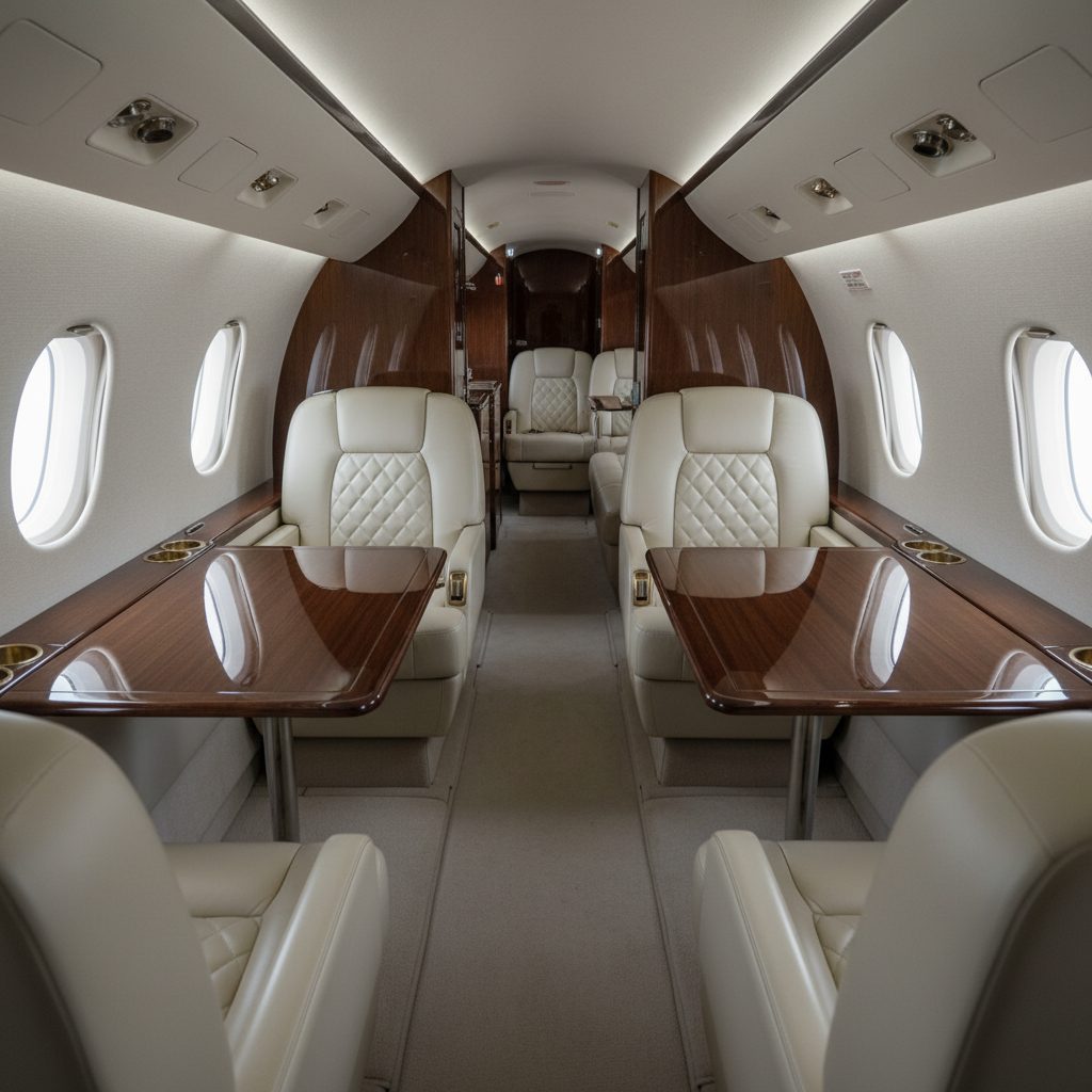 Bombardier Challenger 605, Private cabin, illustrative image