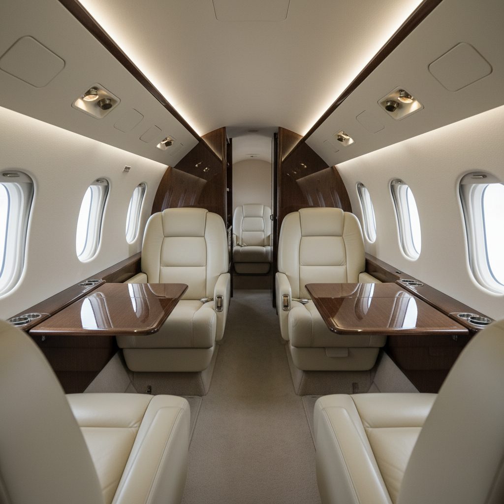 Hawker Beechjet 400, Private cabin, illustrative image