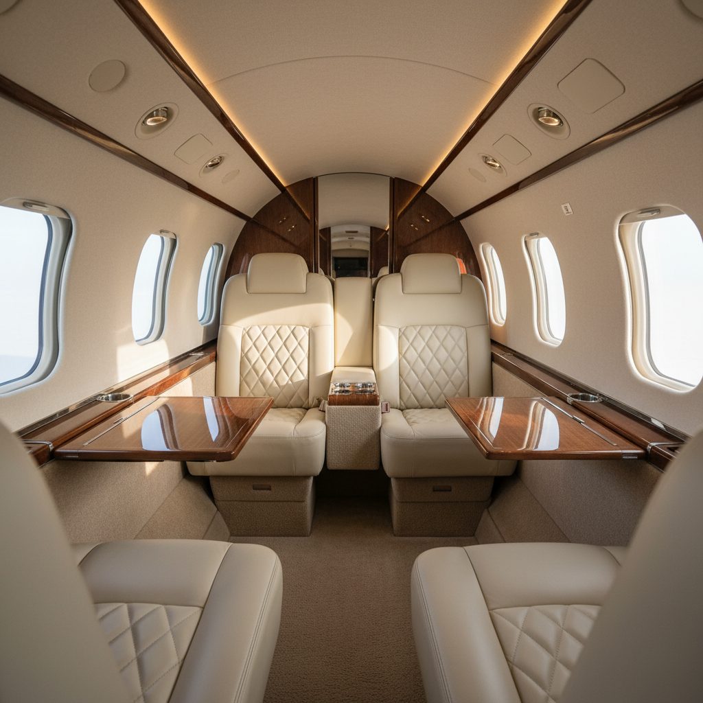 Cessna 182, Private cabin, illustrative image