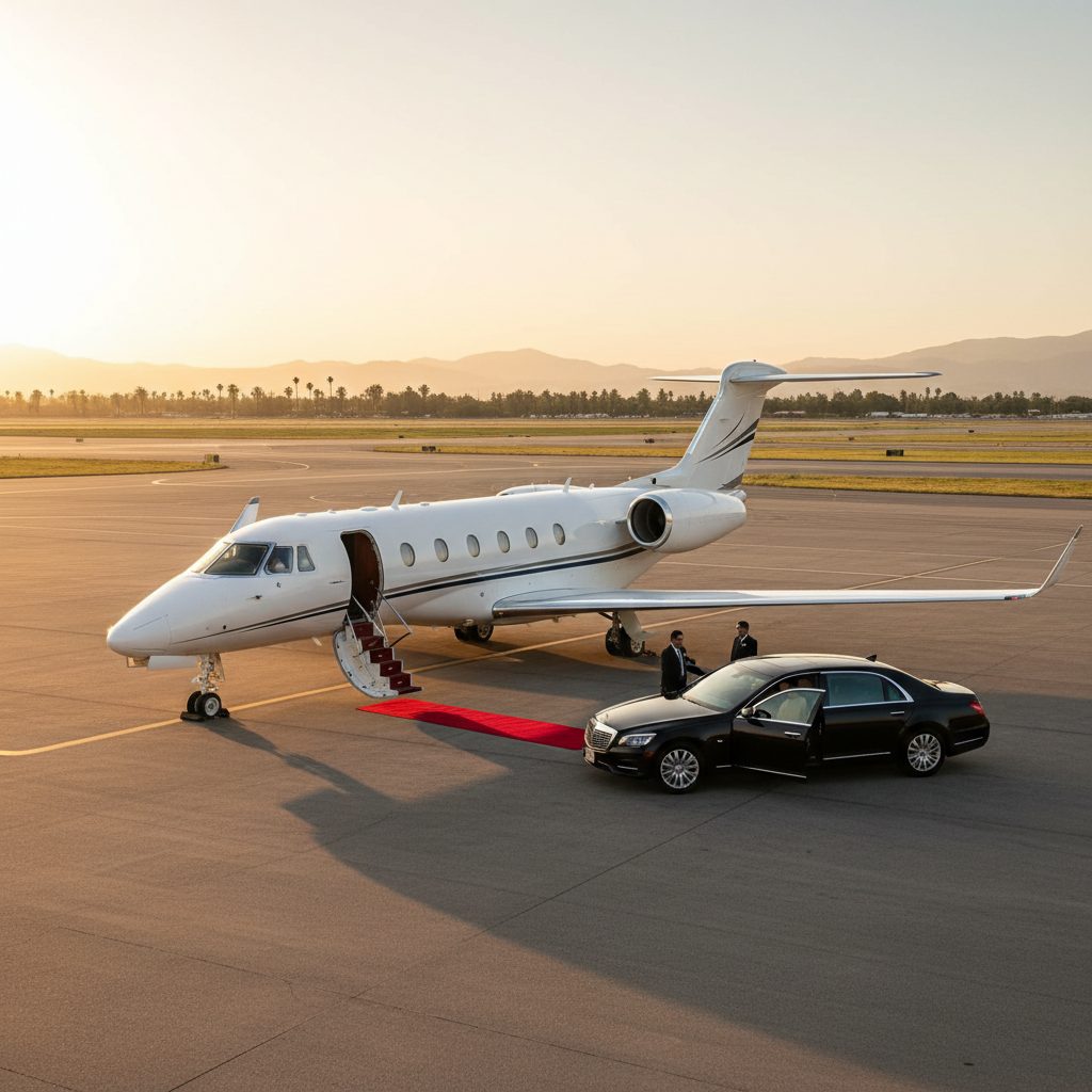 Cessna Citation Longitude, Ready for boarding, illustrative image