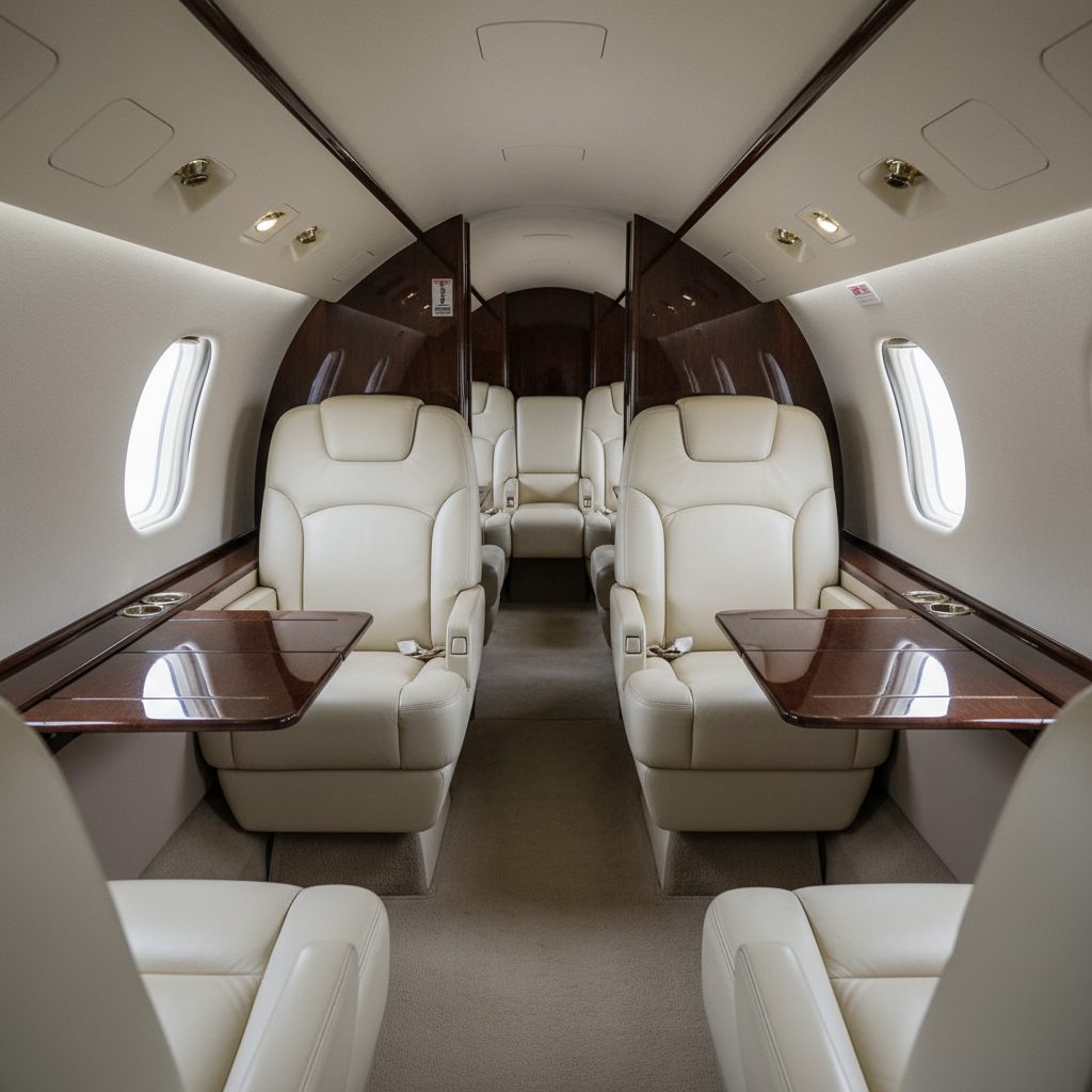 Cessna Citation Ultra, Private cabin, illustrative image