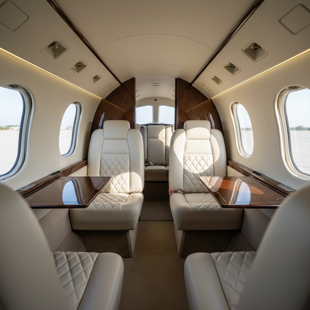 Piper PA-44 Seminole, Private cabin, illustrative image