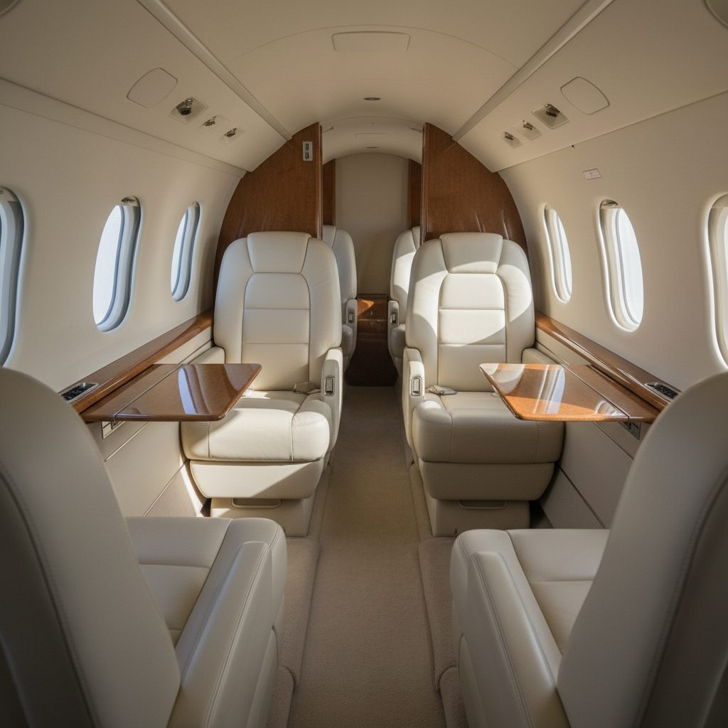 Cessna Citation Mustang, Private cabin, illustrative image