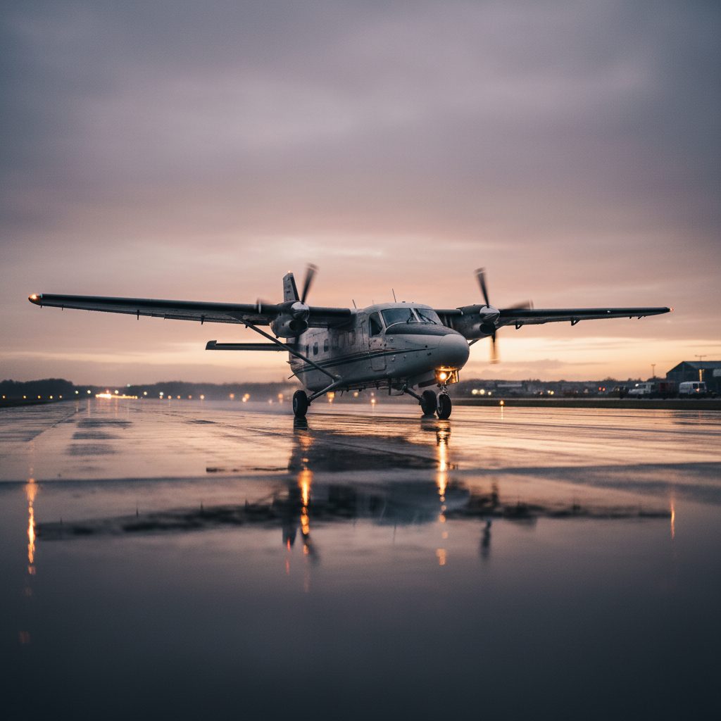 Britten Norman BN-2 Islander, On the runway, illustrative image