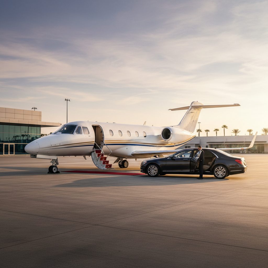 Cessna 550 Citation Bravo, Ready for boarding, illustrative image