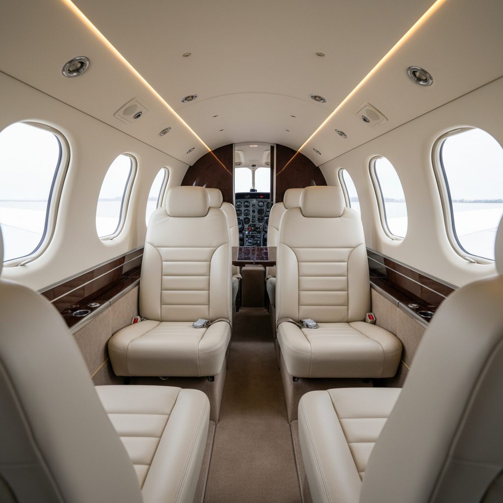 Tecnam P2006T, Private cabin, illustrative image