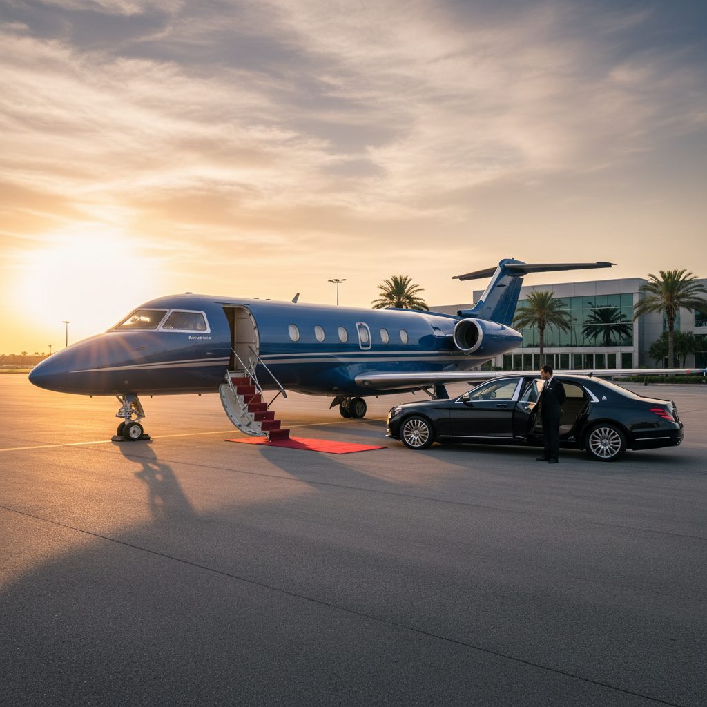 BAe Avro Business Jet, Ready for boarding, illustrative image